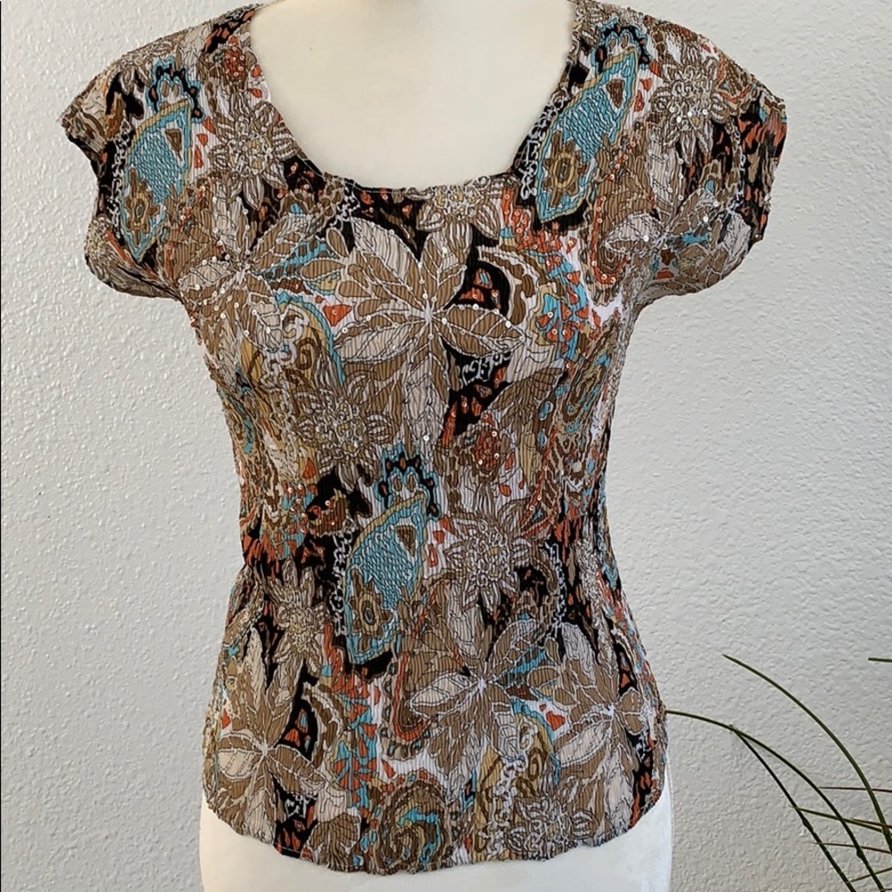 Alberto Makali  Sequenced Blouse